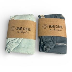 Set of  2 Sand cloud women’s hair towel organic 100% cotton 🤍🤍💎
